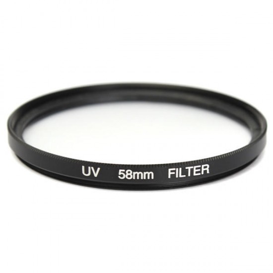 58mm UV CPL ND4 Circular Polarizing Filter Kit Set With Lens Hood For Canon Camera