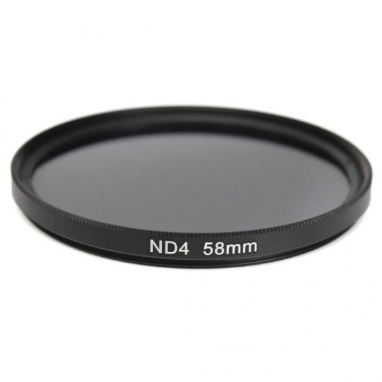 58mm UV FLD CPL Polarizing ND4 Filter Kit With Lens Hood Cap For Canon Sony Camera