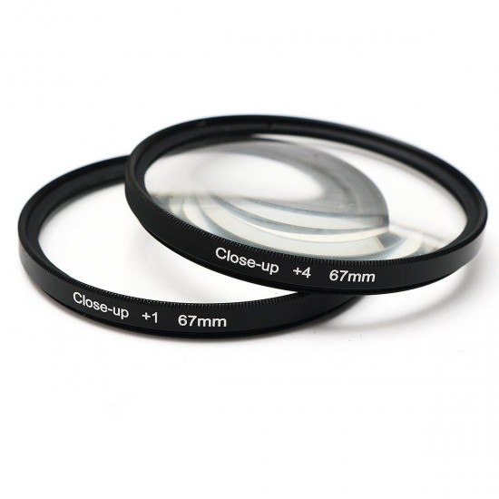 67mm Close-Up Macro Lens Filters Kit +1 +2 +4 +10 for DC DV SLR DSLR Camera Optical Glass