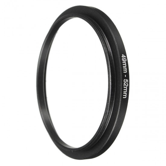7-in-1 49 52 55 58 62 67 72 77mm Metal Step Up Rings Lens Adapter Filter Set
