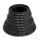 9X Step Up 37-82mm + 9X Step Down 82-37mm Rings Filter Stepping Adapter