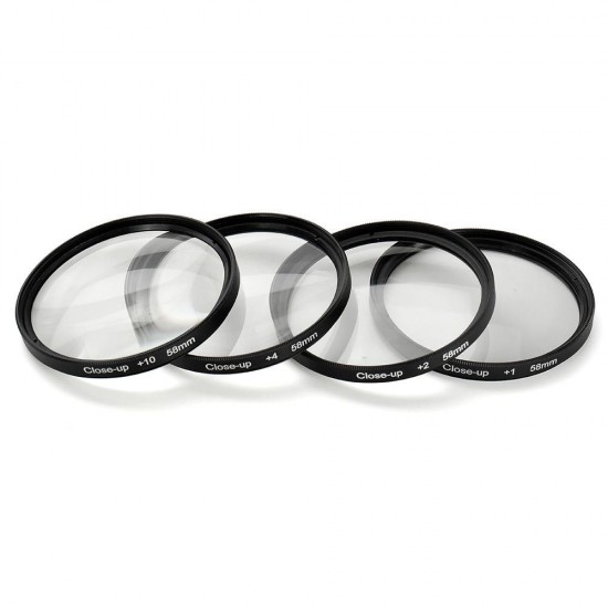 Close-up +1/+2/+4/+10 49/52/55/58/62/67/72/77mm Lens Filter Kit Set for DSLR Camera Close-up +1/+2/+4/+10 49/52/55/58/62/67/72/77mm Lens Filter Kit Set for DSLR Camera