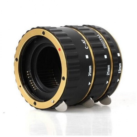 Colorful Metal AF Macro Extension Tube Ring For Canon EOS EF EF-S Colorful Metal AF Macro Extension Tube Ring For Canon EOS EF EF-S