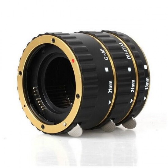 Colorful Metal AF Macro Extension Tube Ring For Canon EOS EF EF-S