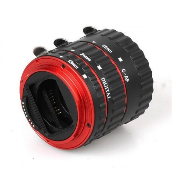 Colorful Metal AF Macro Extension Tube Ring For Canon EOS EF EF-S Colorful Metal AF Macro Extension Tube Ring For Canon EOS EF EF-S