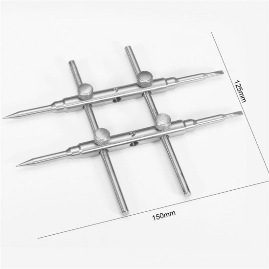 DSLR Camera Lens Spanner Wrench Repair Open Tool Ring Remover Stainless Steel DSLR Camera Lens Spanner Wrench Repair Open Tool Ring Remover Stainless Steel