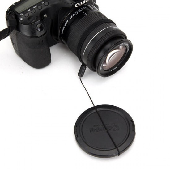 Camera Lens Cap Holder For Canon Nikon Sony Pentax Sigma DSLR Camera