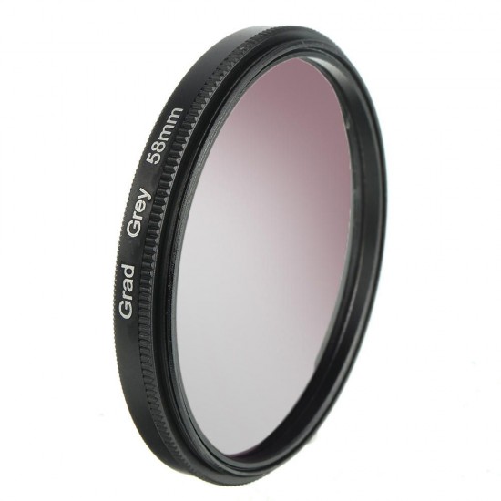 Grad Gradient Gray Lens Filter 49/52/55/58/62/67/72/77mm for Canon for Nikon DSLR Camera Grad Gradient Gray Lens Filter 49/52/55/58/62/67/72/77mm for Canon for Nikon DSLR Camera