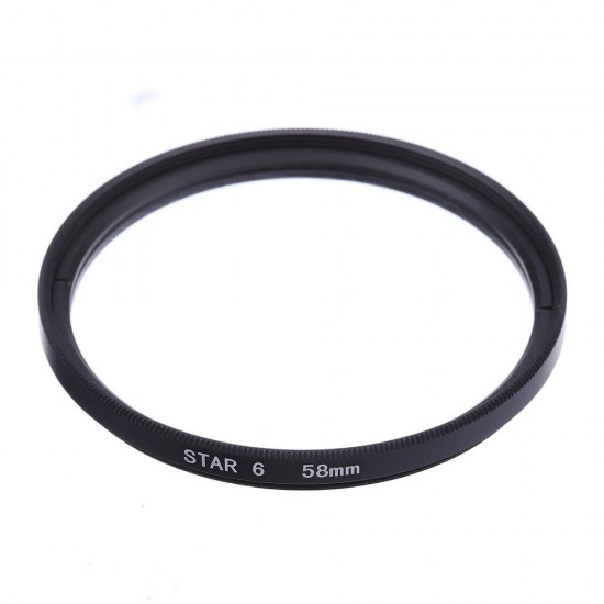 6 Point ABS Optical Glass Fader Star Line Lens Filter 52/58/67/72/77/82mm For Canon For Nikon For Sony 6 Point ABS Optical Glass Fader Star Line Lens Filter 52/58/67/72/77/82mm For Canon For Nikon For Sony