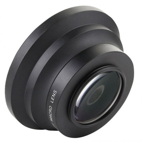 0.39X 72mm Wide-angle Macro Lens Camera Additional Focus Lens for Camcorder