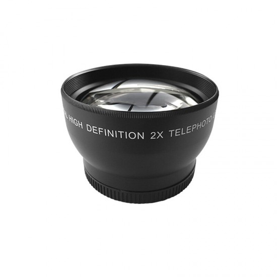 2X 52mm Teleconverter Lens Digital Camera Video Camera Extender Telephoto Variable Distance Additional Lens for Sony for Canon DSLR Camera Camcorder 2X 52mm Teleconverter Lens Digital Camera Video Camera Extender Telephoto Variable Distance Additional Lens for Sony for Canon DSLR Camera Camcorder