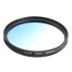 Universal Graduated Blue 49/52/55/58/62/67/72/77mm Lens Filter for Canon for Nikon DSLR Camera