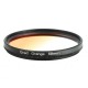Universal Graduated Orange 49/52/55/58/62/67/72/77mm Lens Filter for Canon for Nikon DSLR Camera