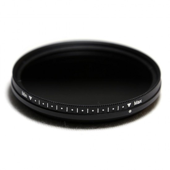 52/55/58/62/67/72/77/82MM ND2 ND4 ND8 ND16 to ND400 Adjustable Lens Filter