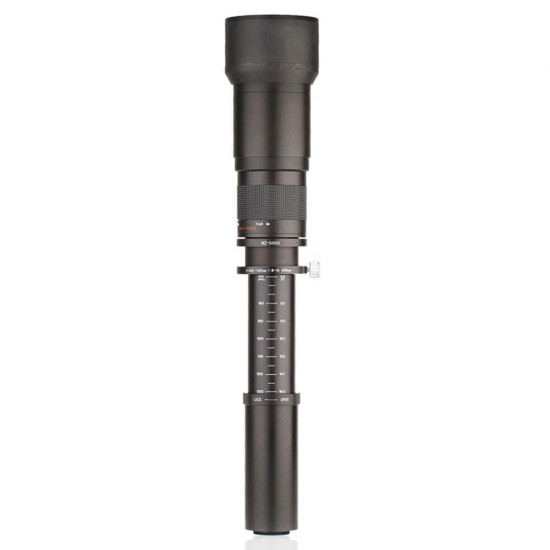650-1300mm F8.0-F16 Super Telephoto Manual Zoom Lens for Nikon for Canon for Sony for Pantex Camera 650-1300mm F8.0-F16 Super Telephoto Manual Zoom Lens for Nikon for Canon for Sony for Pantex Camera
