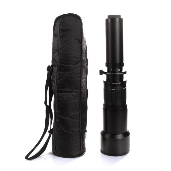 650-1300mm F8.0-F16 Super Telephoto Manual Zoom Lens for Nikon for Canon for Sony for Pantex Camera 650-1300mm F8.0-F16 Super Telephoto Manual Zoom Lens for Nikon for Canon for Sony for Pantex Camera