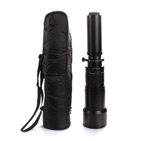 650-1300mm F8.0-F16 Super Telephoto Manual Zoom Lens for Nikon for Canon for Sony for Pantex Camera