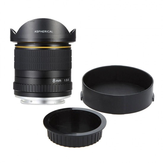 8mm F/3.5 Manual Ultra Wide Angle Fisheye Lens for Canon for Nikon DSLR Camera 8mm F/3.5 Manual Ultra Wide Angle Fisheye Lens for Canon for Nikon DSLR Camera