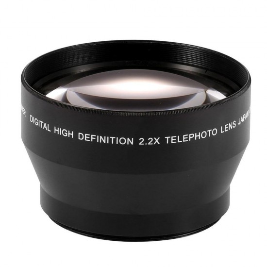 Universal 67mm 2.2x Telephoto Tele Lens for DSLR Camera