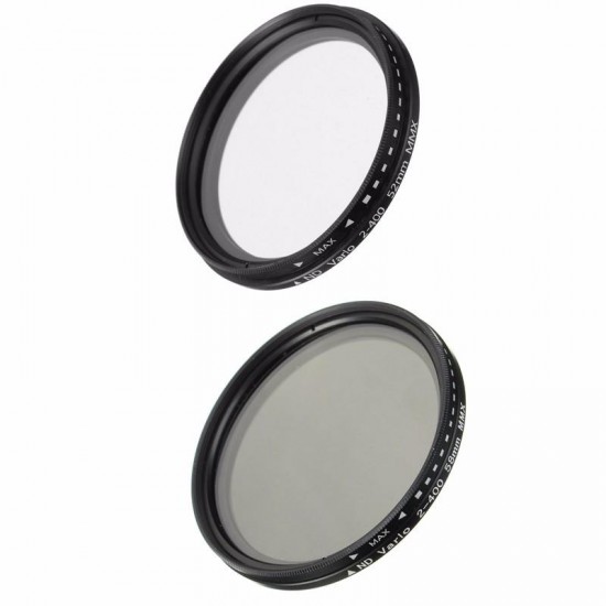 ND2 to ND400 52mm 55mm 58mm 62mm 67mm 77mm Lens Filter For Canon Nikon