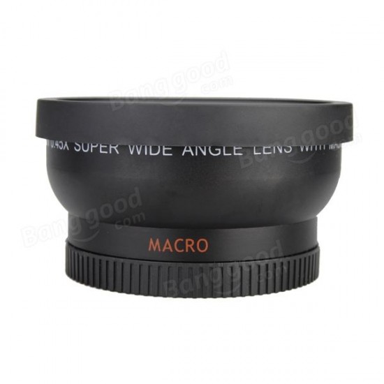 Neutral 0.45X 52MM XF-52W Wide Angle Marco Lens For Nikon And Others