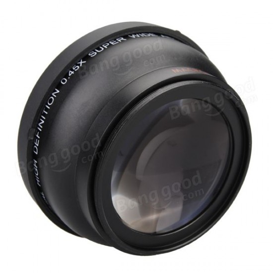 Neutral 0.45X 52MM XF-52W Wide Angle Marco Lens For Nikon And Others