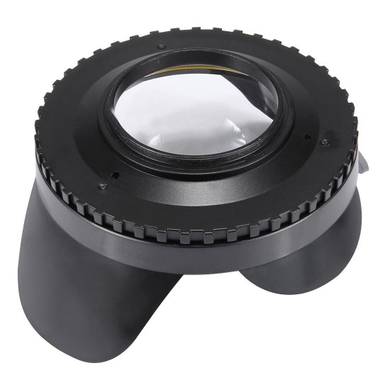 PU8001 Optical Fisheye Lens Shade Wide Angle Dome Port Lens for Underwater Housings