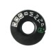 Replacement Dial Mode Interface Cap For Canon EOS 5D Mark III 5D3 Part Replacement Dial Mode Interface Cap For Canon EOS 5D Mark III 5D3 Part