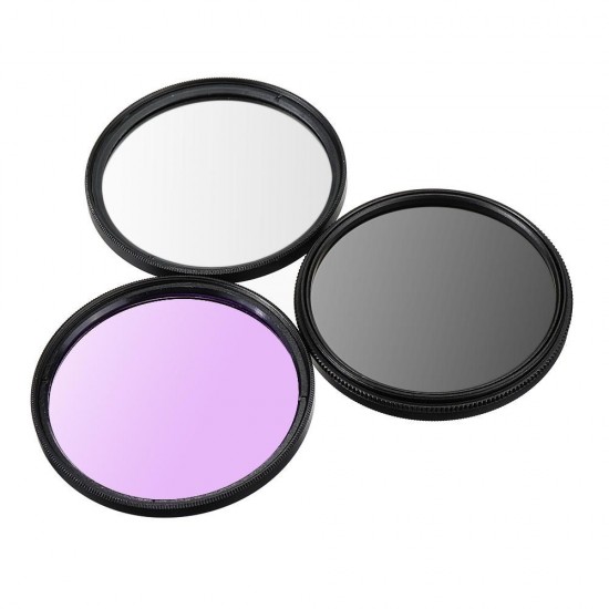 UV FLD CPL 49/52/55/58/62/67/72/77mm Lens Filter Kit Set