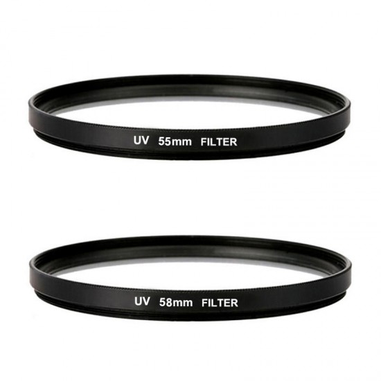 UV Ultra Violet Filter Lens Protector 52mm 55mm 58mm 62mm 67mm 72mm 77mm 82mm For Camera Canon Nikon