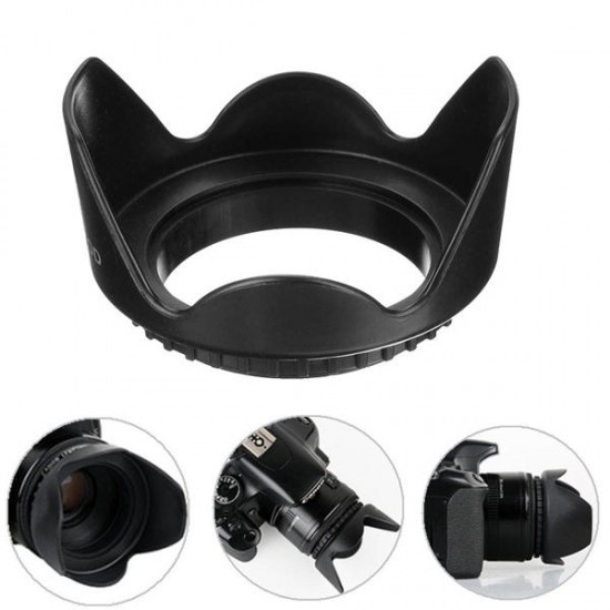 Universal DCII 52mm Screw Mount Flower Lens Hood For Canon Nikon DSLR Digital Camera Video Universal DCII 52mm Screw Mount Flower Lens Hood For Canon Nikon DSLR Digital Camera Video