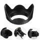 Universal DCII 52mm Screw Mount Flower Lens Hood For Canon Nikon DSLR Digital Camera Video