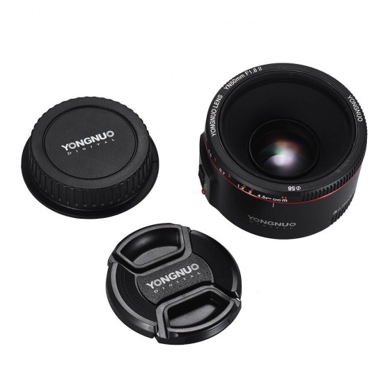 YN-50mm F1.8 II Large Aperture Auto Focus AF MF Lens for Canon Camera YN-50mm F1.8 II Large Aperture Auto Focus AF MF Lens for Canon Camera