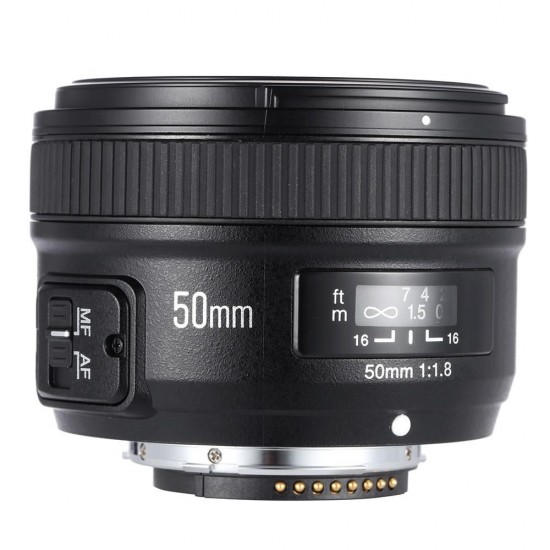 YN-50mm F1.8 Large Aperture Auto Focus Lens for Nikon DSLR Camera