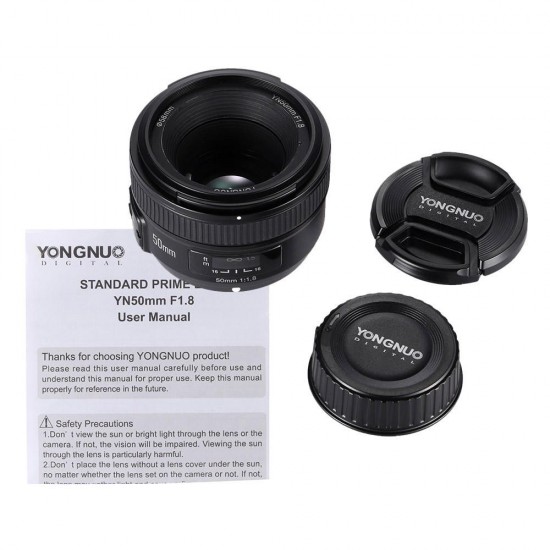 YN-50mm F1.8 Large Aperture Auto Focus Lens for Nikon DSLR Camera YN-50mm F1.8 Large Aperture Auto Focus Lens for Nikon DSLR Camera