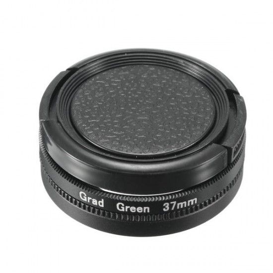 37mm Gradual Green UV Lens Filter Kit for Gopro Hero 3 3 Plus