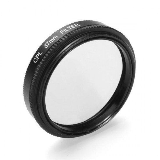 37mm UV CPL Filter Lens Adapter Protector Set For GoPro Hero 3 3+