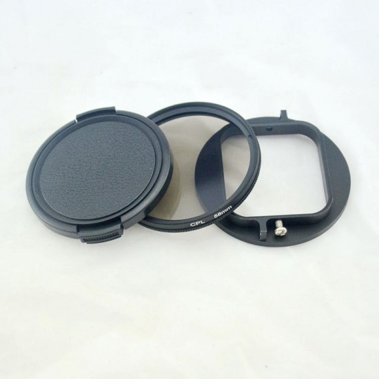 58mm CPL Filter Circular Polarizer Lens with Cap for Gopro HD Hero 4 3 Plus 3