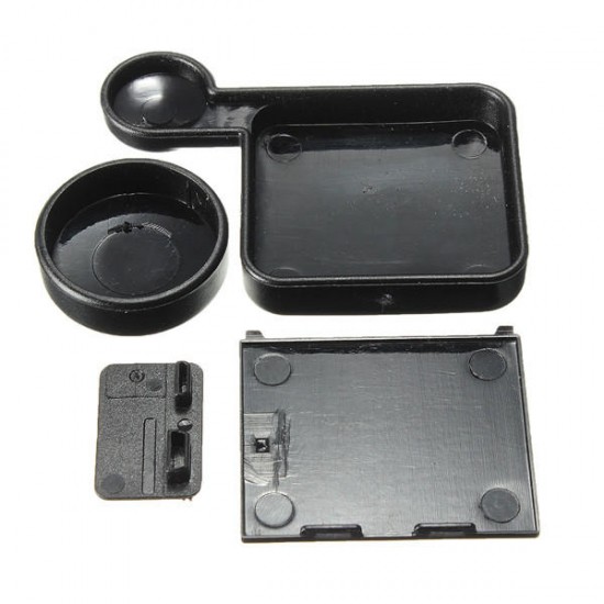 Camera Lens Cap And Battery Door Replacement For GoPro HD Hero 4