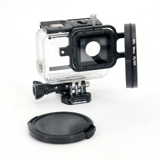 58mm CPL Filter Lens for Gopro Hero 5 Black Waterproof Housing Case