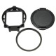 58mm UV Filter Adapter Ring Cap for Gopro Hero 5 Black Waterproof Housing Case