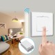 1 Way Wall Lamp Wireless Remote Control ON/OFF Light Switch + Receiver AC220V