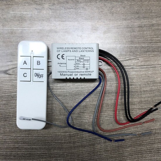 1/2/3 Way Relay AC 220V RF Remote Digital Wireless Remote Control Switch Ceiling Fan Panel Control Switch For Light Bulb