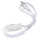 1.8M US Plug White Wire Extension Line Cable On Off Switch Power Cord For LED Light Lamp