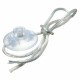 1M Circular Lighting Button Switch with 3 Core Inline Flex Cord for Table Desk Lamp