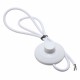 1M Circular Lighting Button Switch with 3 Core Inline Flex Cord for Table Desk Lamp