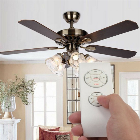 AC110-240V 55W Wireless Timing Light Switch for Universal Ceiling Fan Lamp with Remote Control
