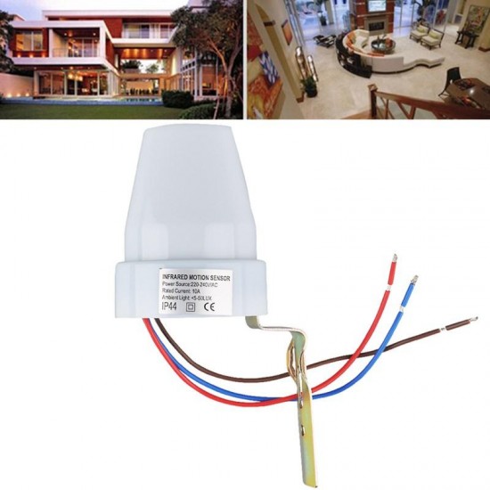 AC220-240V 10A Outdoor Automatic Light Sensor Control Switch for Garden