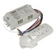 AC220V 4 Ways ON/OFF Wireless Lamp Remote Control Light Switch Receiver Transmitter