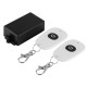 AC220V Mini RF Wireless Light Switch Relay Receiver Transmitter Remote Controller for Light